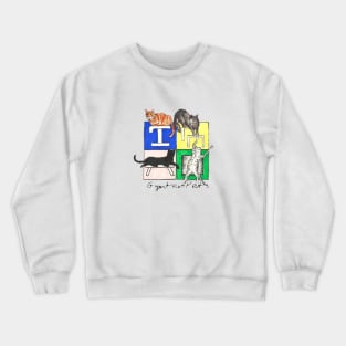 GymterPet - Catnastics Crewneck Sweatshirt